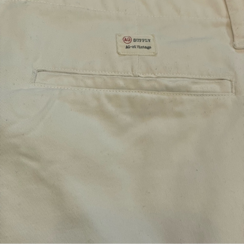 White Khaki Shorts AG Adriano Goldschmied - Picture 3 of 6